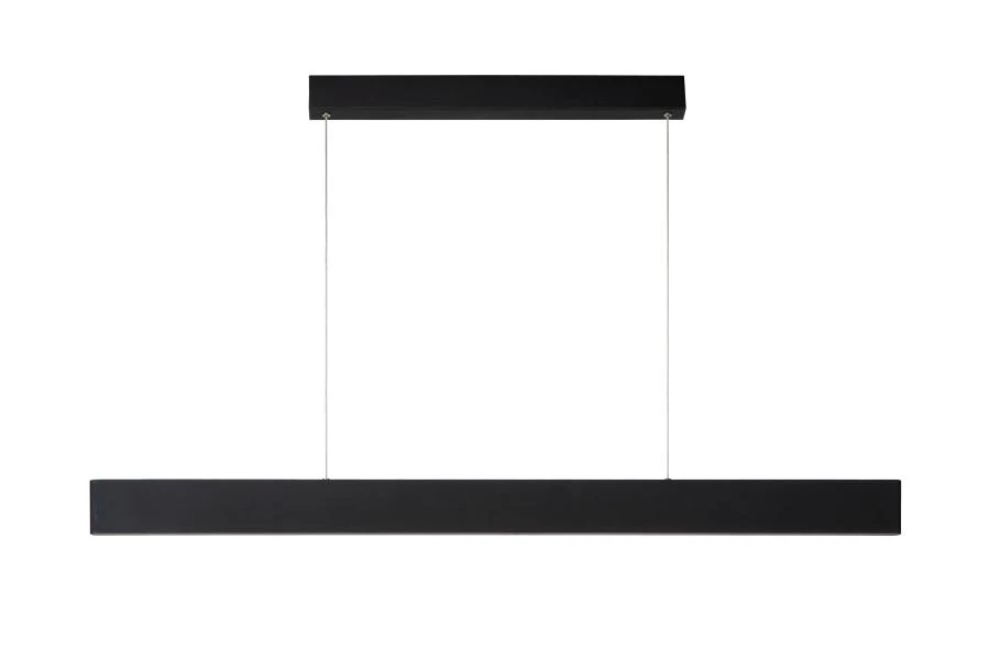 Lucide RAYA LED - Lámpara colgante - LED Regul. - 1x36W 2700K - Negro - UIT